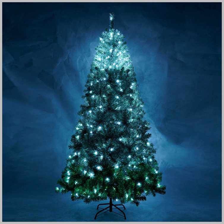 7 ft outdoor lighted spiral christmas tree